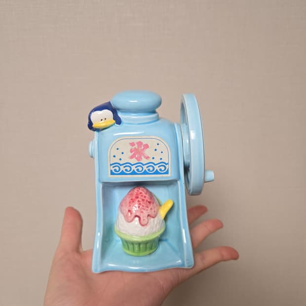 빈티지 쇼와레트로 빙수도기저금통