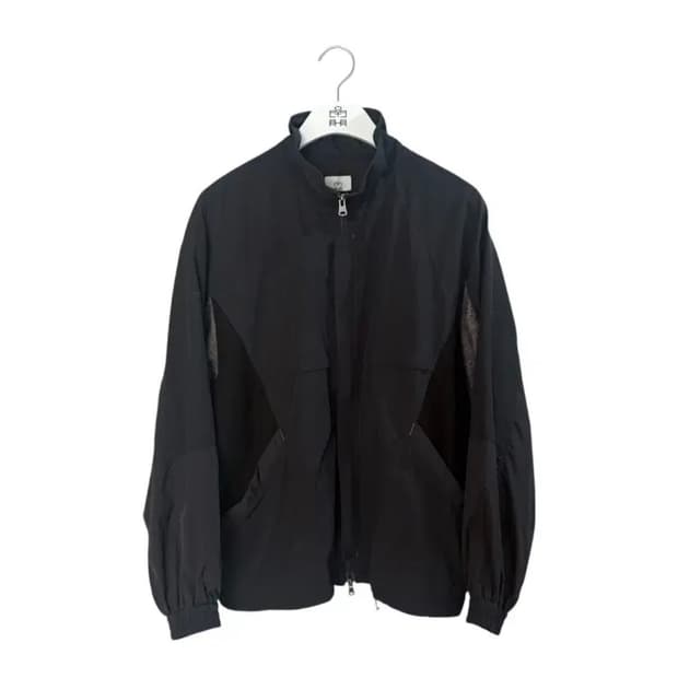 (2) 폴리테루 페이즐리 트랙 점퍼