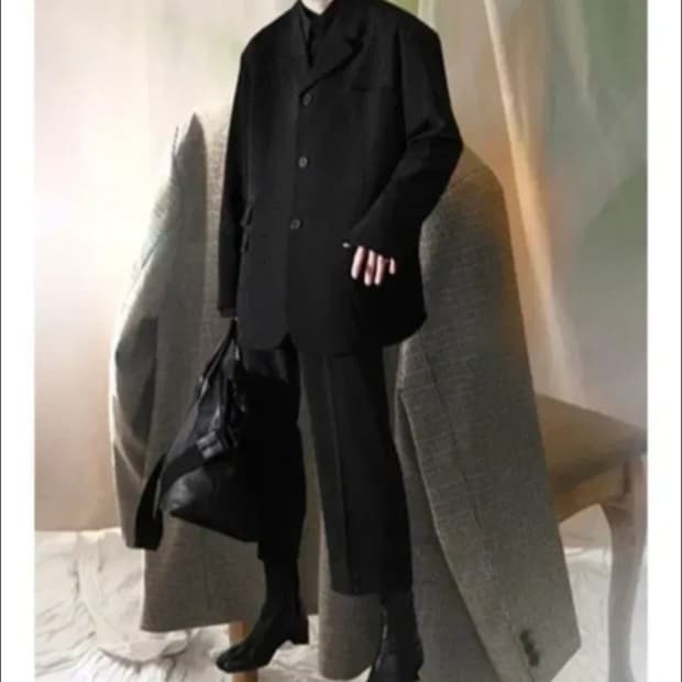 루이르 셋업 크롭슬랙스 + 오버핏 블레이져