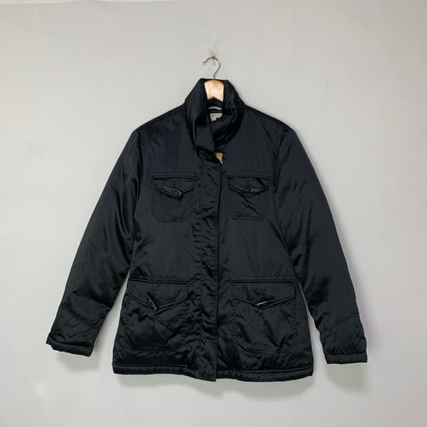 타미힐피거 블랙 포켓 패딩 자켓 점퍼 빈티지 S