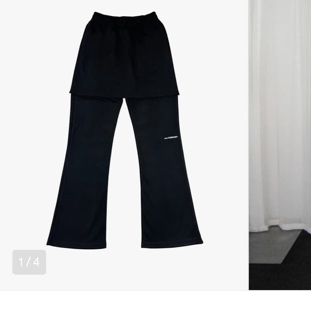 지초이 컴포트 25-001 레이어드 팬츠