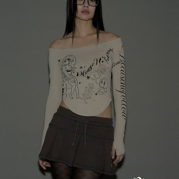플리즈노팔로우 코닉스 오프숄더