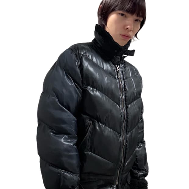 flying warm jacket 양털믹스 변형 하이넥 경량 패딩