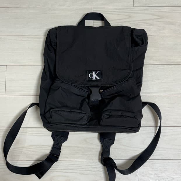 캘빈클라인 블랙 시티 나일론 백팩