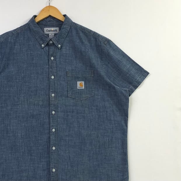 XL 칼하트 샴브레이 데님 셔츠