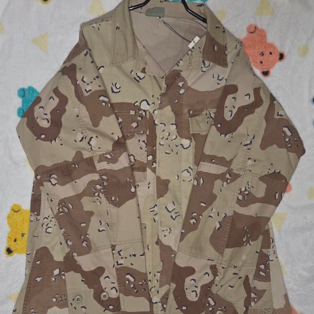 가슴105-115)미군 사막 6색 자켓