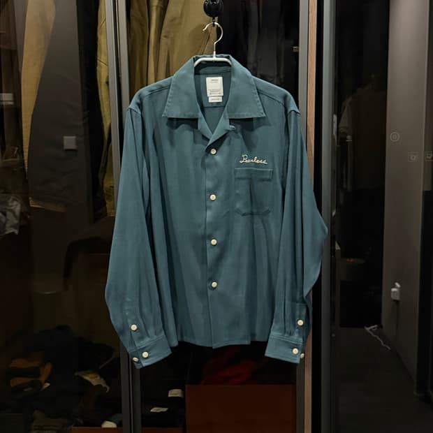 [1] 비즈빔 키시 셔츠 그린 25ss