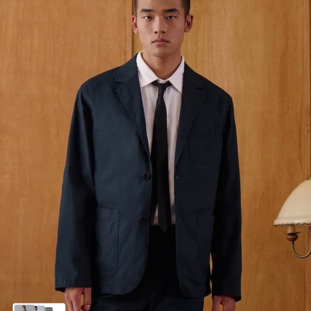 무신사스탠다드 시티레저 코튼 블레이저 2xl