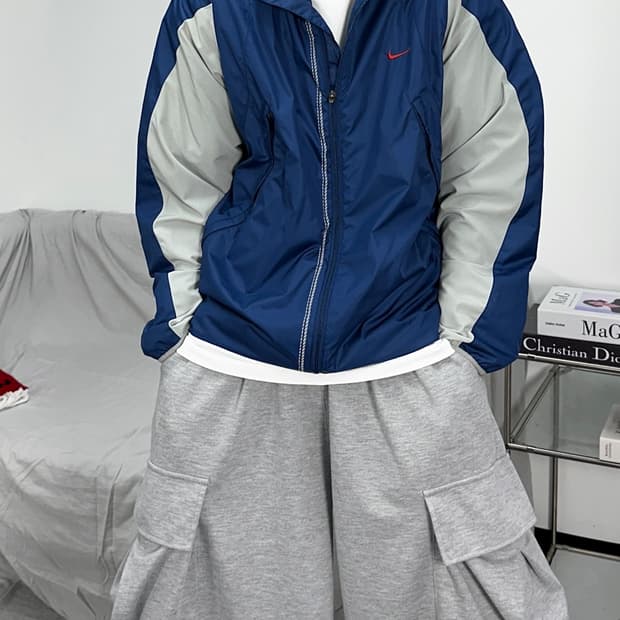 나이키 00s 올드스쿨 바람막이 L