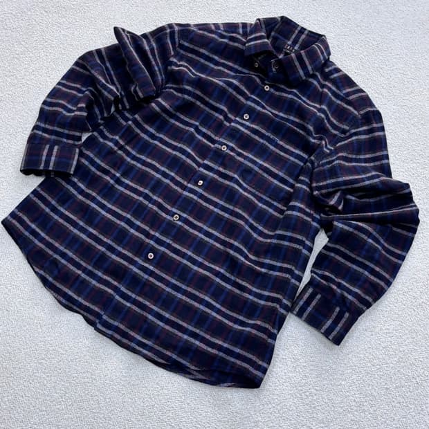 110 닥스 남성 체크 긴팔 셔츠 0324E