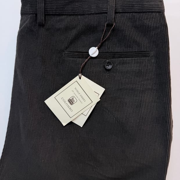 콜롬보 캐시미어 블렌드 코듀로이 팬츠 