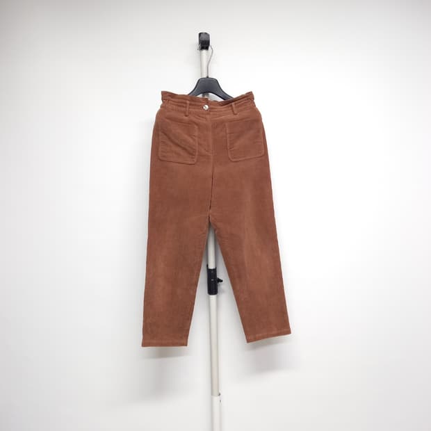 새 보브 춘추동 코듀로이 골덴 하이웨스트 팬츠 44