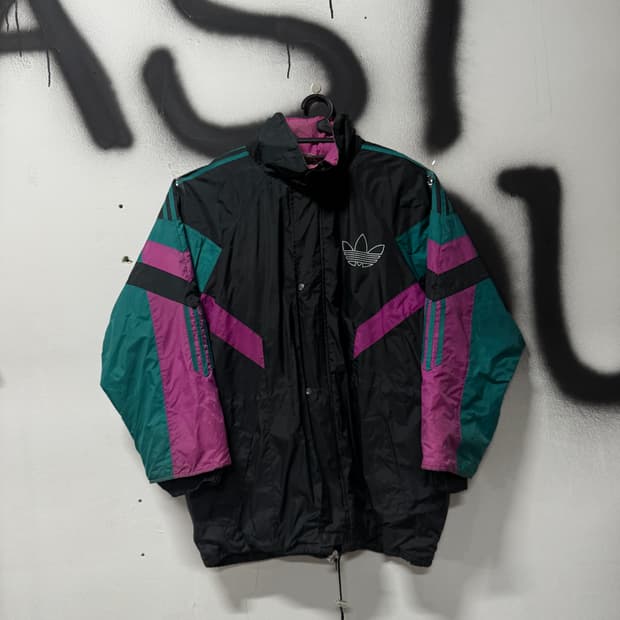 90s 아디다스 올드스쿨 빅사이즈 파이어 버드 윈드브레이커 자켓