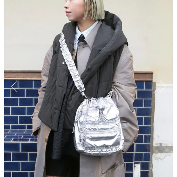 컨트롤프릭스 복조리백 크로스백 실버