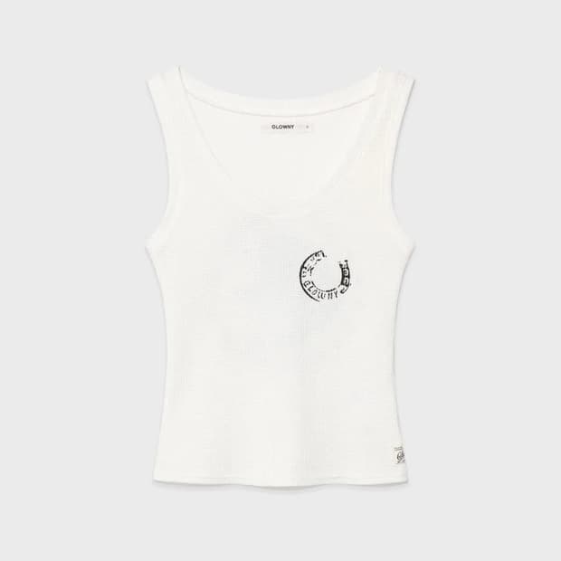 글로니 ROCKY WAFFLE SLEEVELESS TOP 와플 나시