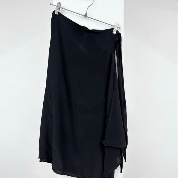 Catorce asymmetry wrap skirt
