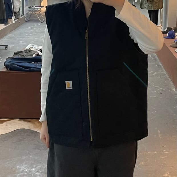 칼하트 캔버스 워크 베스트 H2142