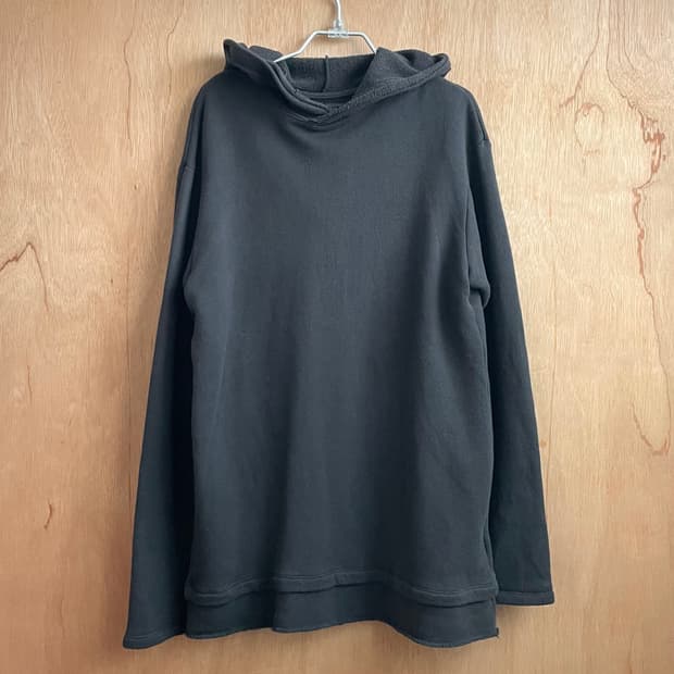 요지야마모토 컷오프 레이어드 후드