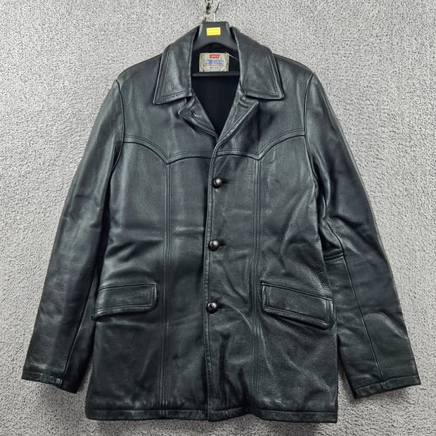 90's 리바이스 소가죽 카우레더 웨스턴 카코트 ( XL )/ 10885
