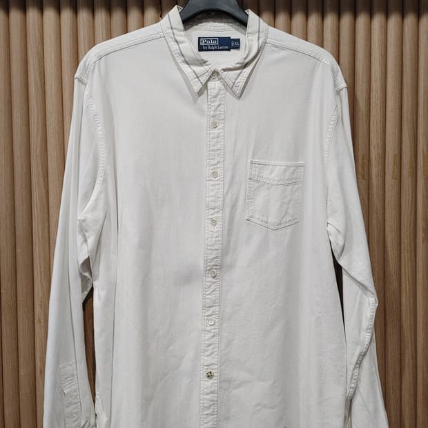 무배) 폴로 랄프로렌 컨스라스팅 칼라 셔츠 - XL