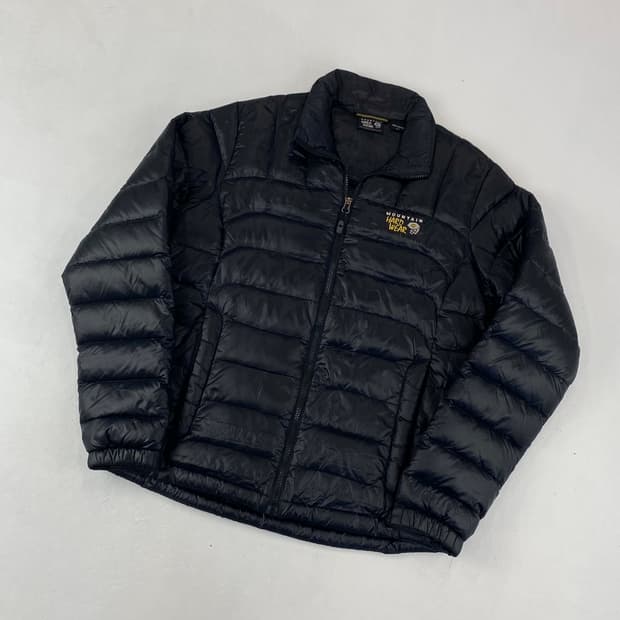 마운틴하드웨어 구스 다운 블랙 경량 패딩 (95)