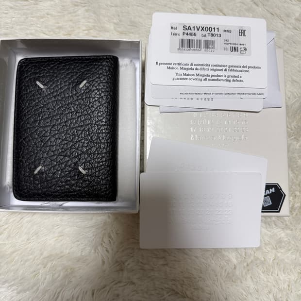 메종 마르지엘라 보빈 레더 카드 홀더