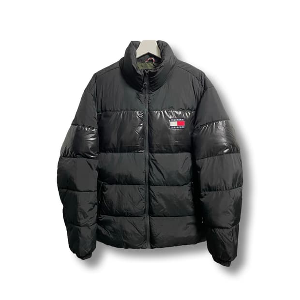 [L~XL] 타미진스 21FW 토널 컬러 블랙 다운 점퍼 푸퍼패딩