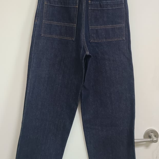 cos rider 셀비지 와이드 레그진 28사이즈