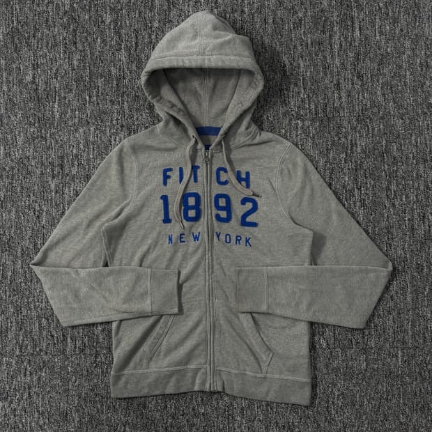 아베크롬비 Y2K 올드스쿨 뉴욕 후드 집업