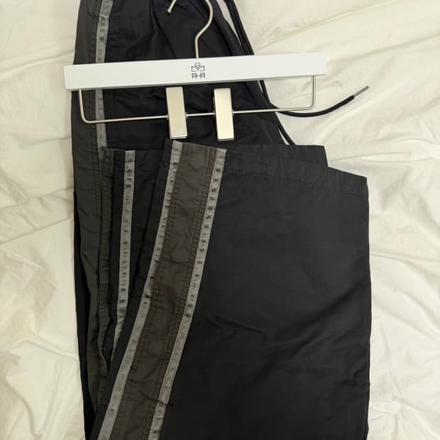 (2)폴리테루 트랙 블랙 팬츠