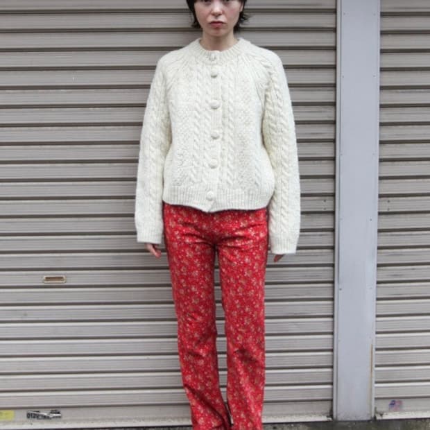 누아누 코듀로이 부츠컷 팬츠