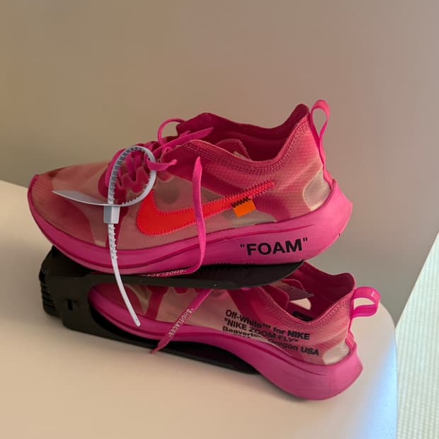 나이키x오프화이트  매쉬핑크 240