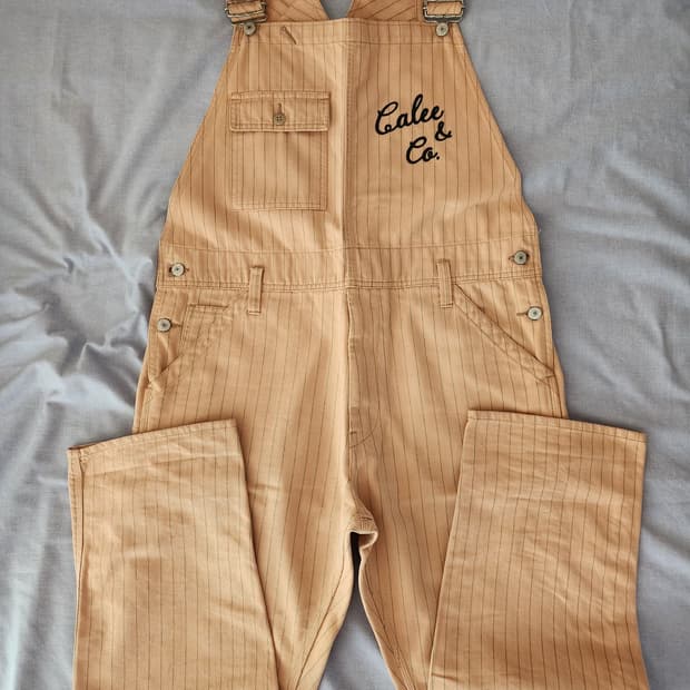 Calee 칼리 오버롤 멜빵 베이지 L