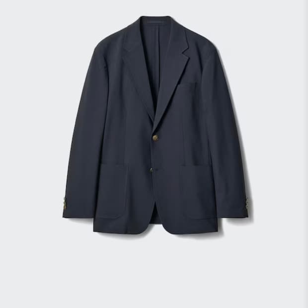 유니클로 JW앤더슨 네이비 감탄블레이저