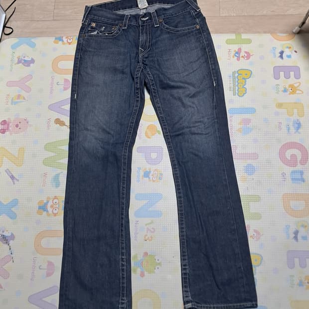 트루릴리젼 스트레이트 남성 청바지 31사이즈