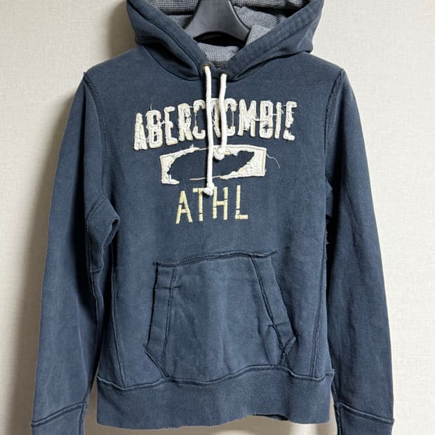 [S] 아베크롬비 빈티지 후드 네이비