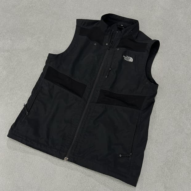 노스페이스 블랙 조끼 패딩 베스트 L