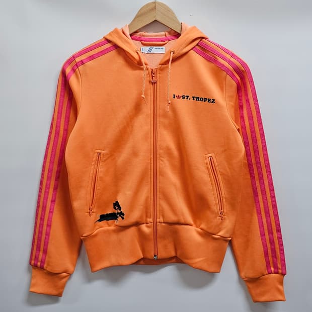 아디다스 여성 생트로페 후드져지 90