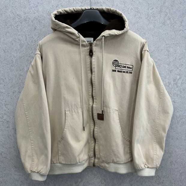 100 남자 루즈핏 칼하트맛 코튼 후드 점퍼