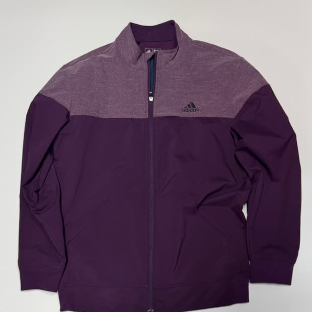 아디다스 골프 퍼플 필드 바람막이 자켓
