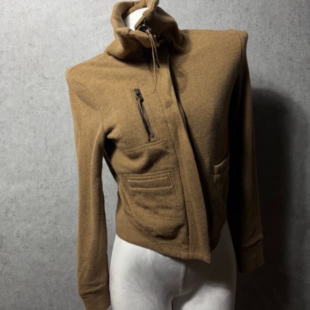 Vintage knit zip-up