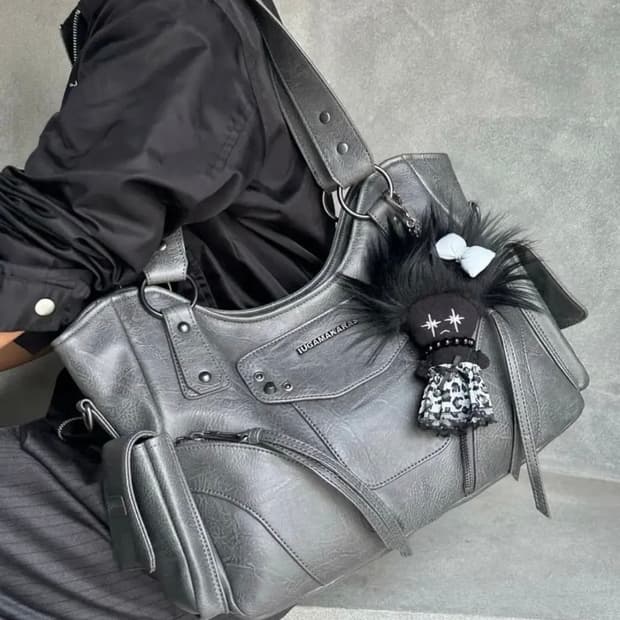 플리즈노팔로우 이우가마카라스 콜라보 숄더백