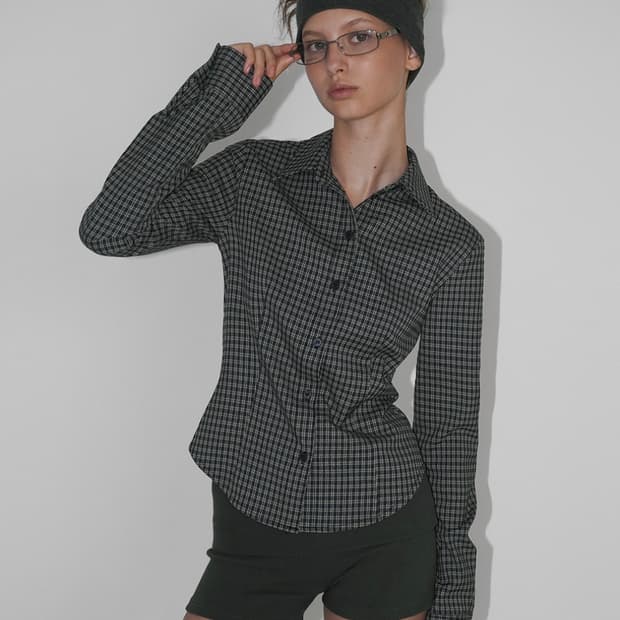 블랙업 [MADE] 누보 체크 셔츠