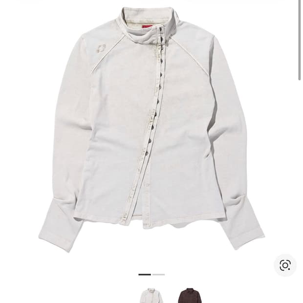 구해요) 미스치프 워시드 셔츠 s