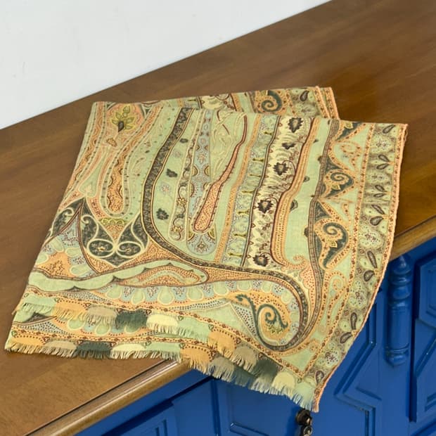 에트로 울 실크 숄 머플러