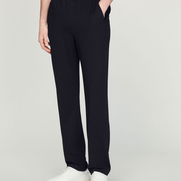 산드로 드로우스트링 저지 팬츠