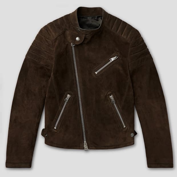 톰포드 아이콘 스웨이드 라이더자켓