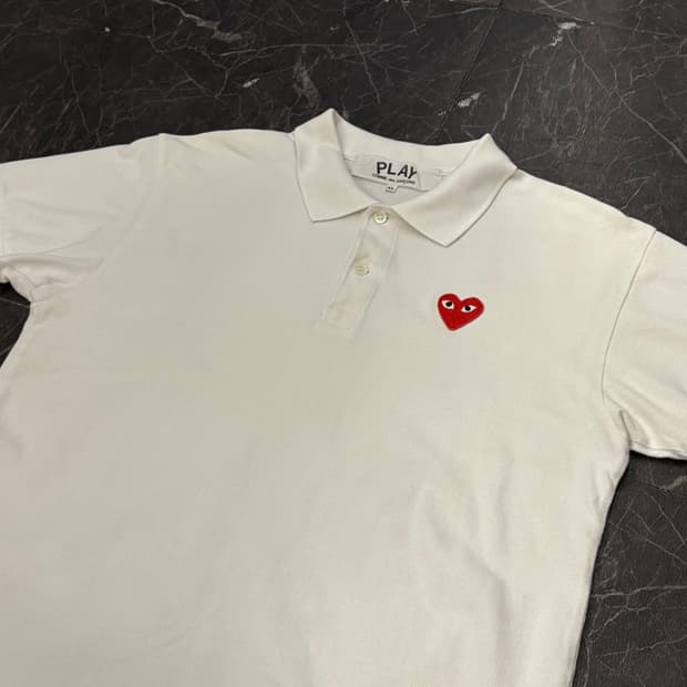 XL 꼼데가르송 반팔 카라티