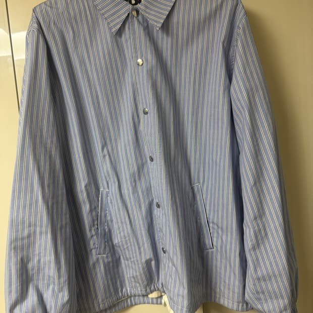 [XL] 꼼데 CDG 스트라이프 코치 자켓