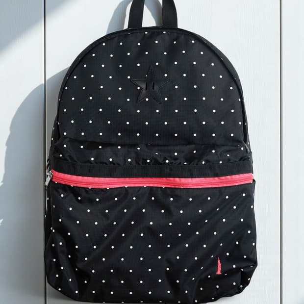 [EASTBOY] 스타 패치 립스탑 나일론 도트 백팩